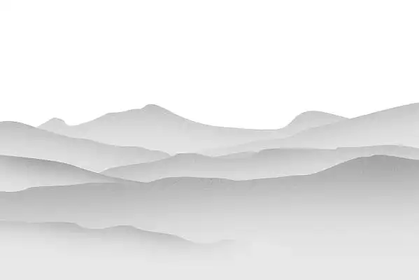 黑白简约古风中国风水墨山水国画