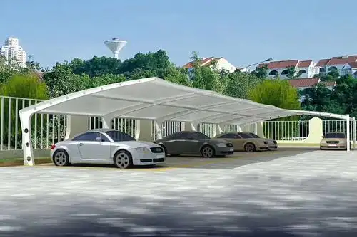 户外景区大型艺术遮阳棚 景观休闲防雨篷 膜结构停车蓬