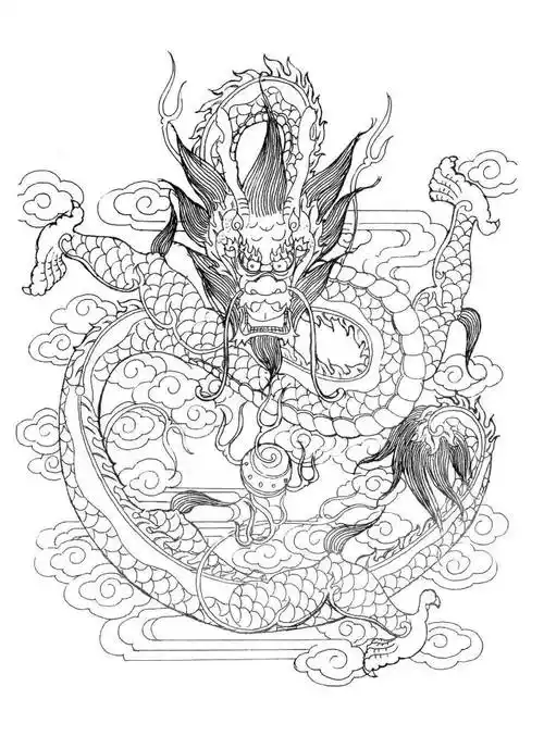 线韵龙腾:描摹传统之美_龙的_形象_龙头