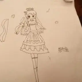 十二星座公主裙简笔画皇冠