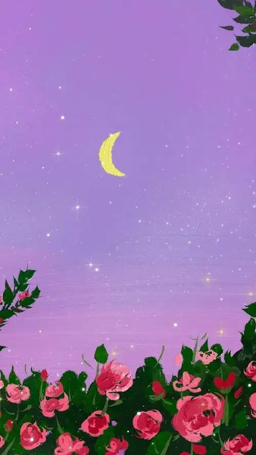 小清新手绘花朵图片手机壁纸