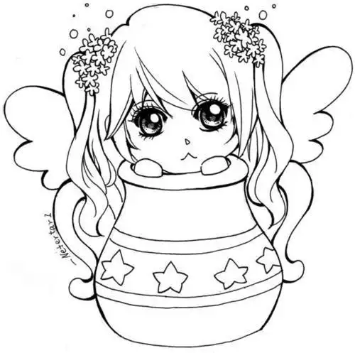 十二星座处女座卡通人物简笔画