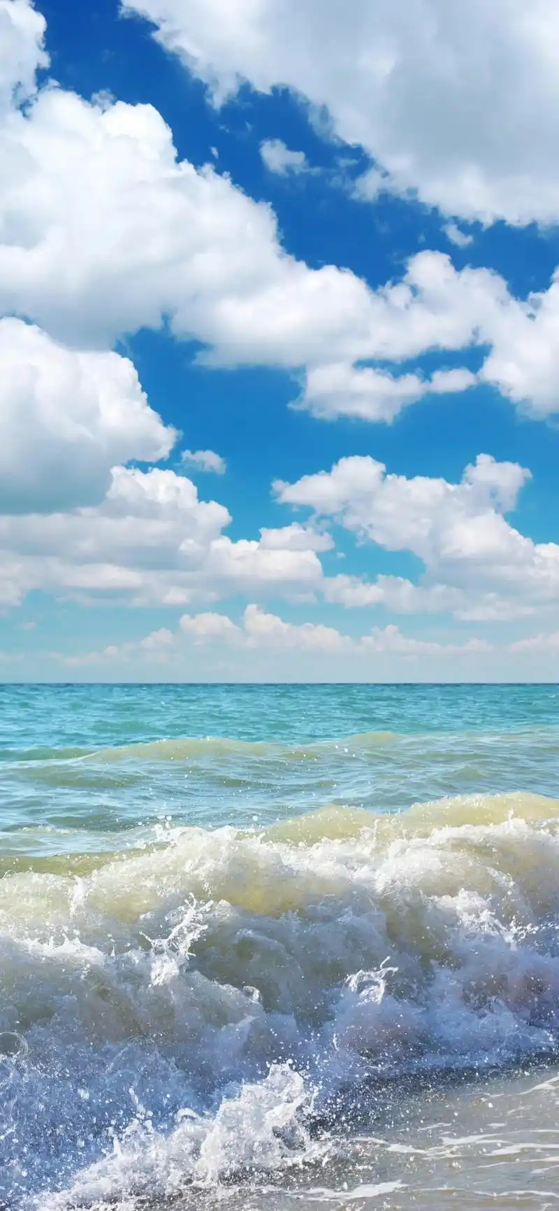 超治愈海滩风景壁纸