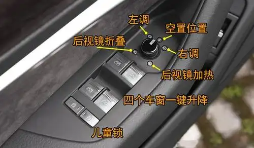 大众途昂x中控按钮图解,途昂x车内按键功能说明