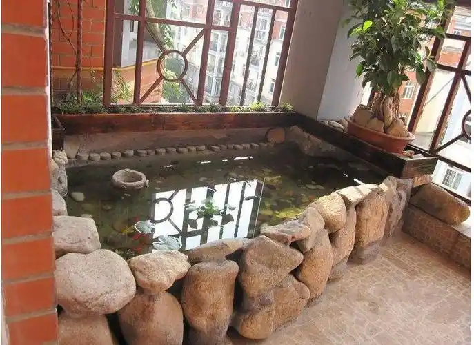 阳台鱼池就该这么建,漂亮又牢固!