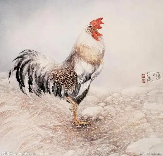 报晓设计图__绘画书法_文化艺术_设计图库_昵图网nipic.com