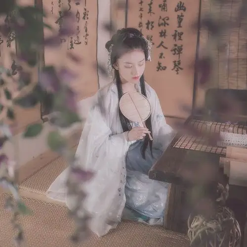 野洵 古风女喜收藏 禁二传青青子衿 悠悠我心但为君故 沉吟至今.