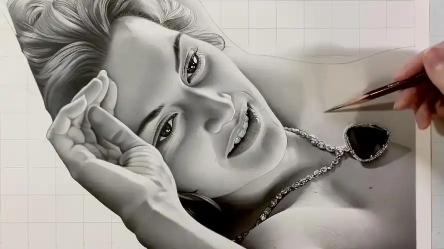 羊课网第14期泰坦尼克号杰克为露丝画像