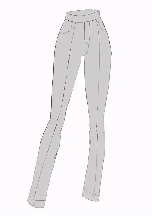 动漫西装裤子怎么画教你西装裤的正确画法教程