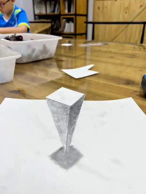 彩铅3d立体画