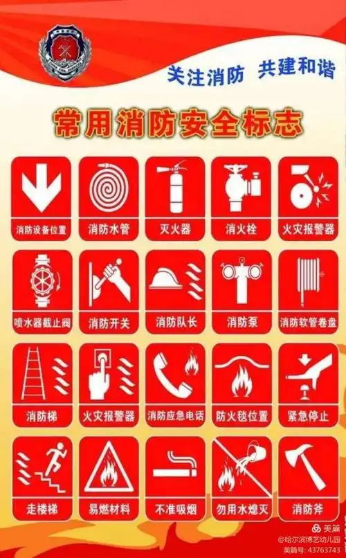 【消防安全】——魔法五彩风车幼儿园"119"全国消防安全教育日倡议书