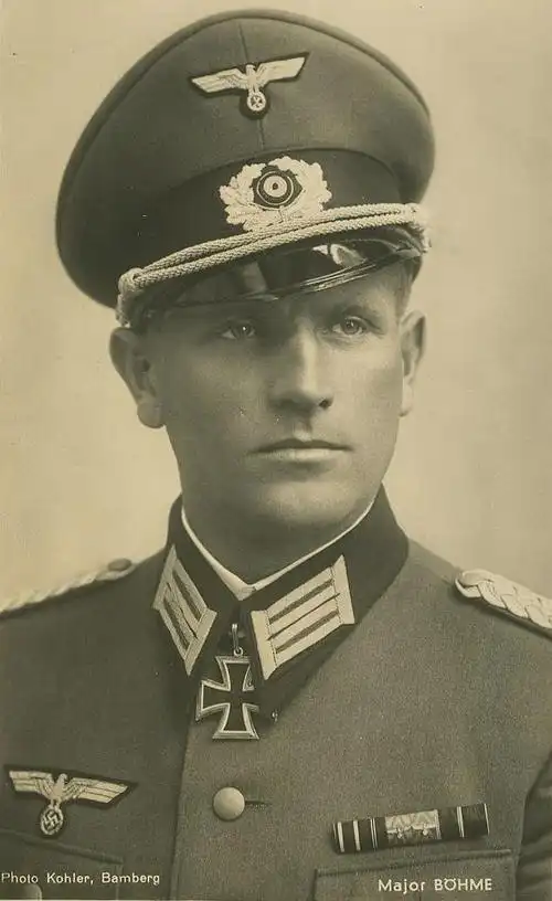 一个德国侦察兵军官