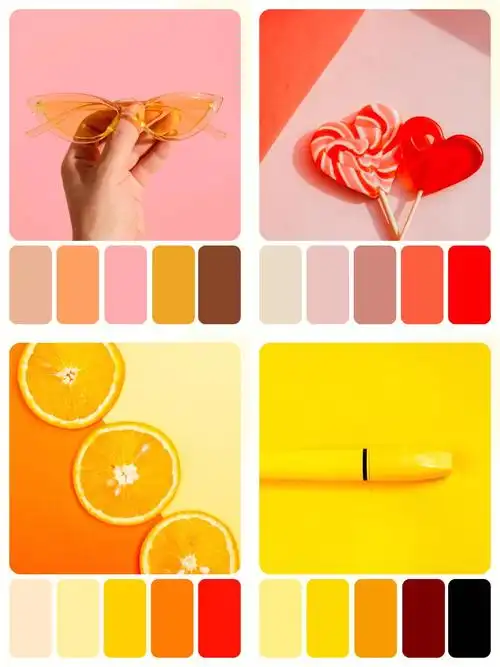 色彩搭配小清新暖色搭配