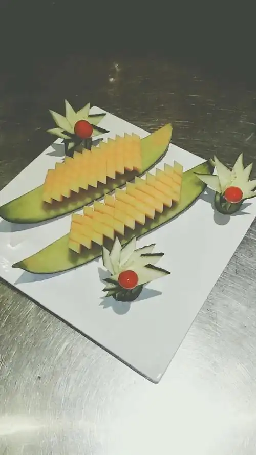 哈密瓜果盘,简单且高大上@{uid:1502349662339070,nick:经�%