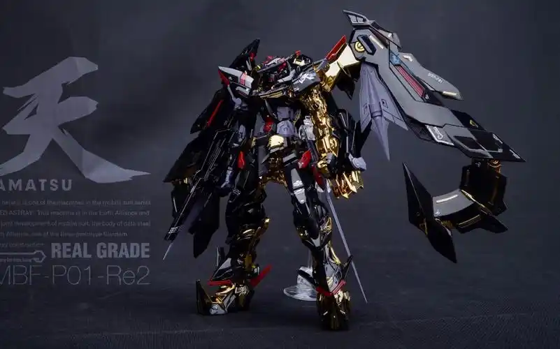 定格动画rg金色异端天蜜纳素组全过程我终于把金异端拼完了第一批福袋