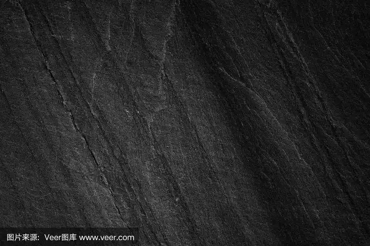 深灰色黑色石板背景或天然石材纹理.