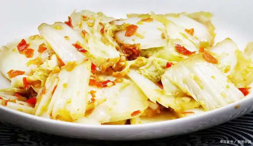 醋溜大白菜口感酸爽清脆解馋特下饭比外面饭店的更好吃