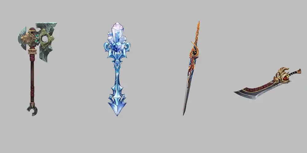 武器排版|插画|游戏原画|北镇抚司小旗官 - 原创作品 - 站酷 (zcool)