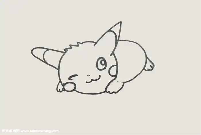 皮卡丘怎么画动漫