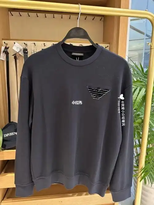 阿玛尼|鹰标刺绣卫衣36615折76615xx