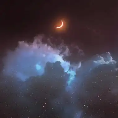 唯美夜空风景头像