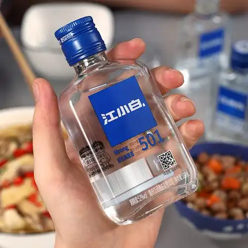 江小白52度高粱酒清香白酒官方口粮纯粮食酒小酒版100ml6瓶箱装