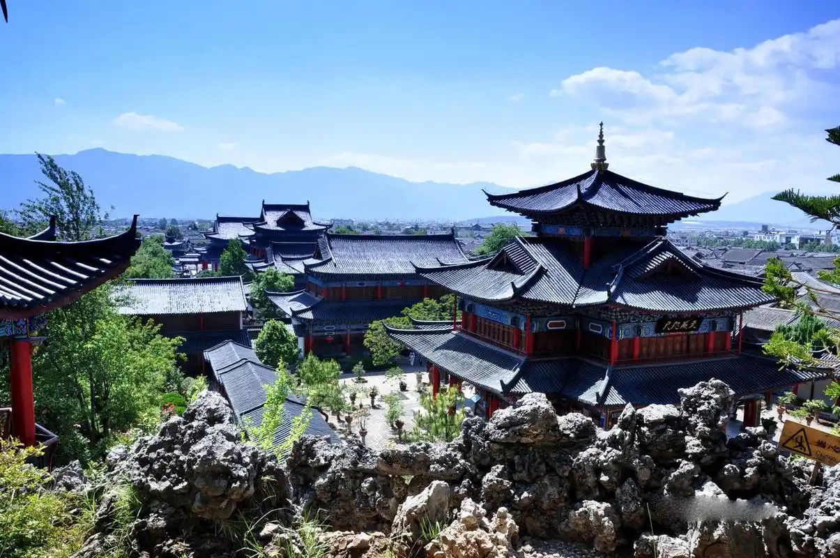 云南丽江木府风光