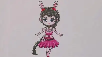 斗罗大陆小舞简笔画