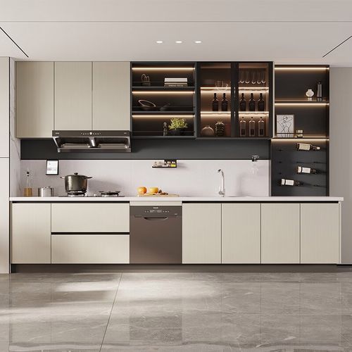 好评率:100%欧派 整体橱柜定制 厨房厨柜吊柜收纳柜定做烟灶拉篮套餐