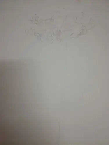 彩铅画第八幅《彼岸花》(21天–17)