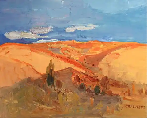 写美篇2017"沙漠与绿洲鄂尔多斯全国创意绘画活动"         为举世