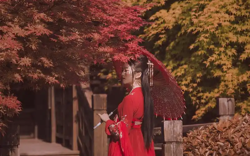 古风美女性感高清桌面壁纸