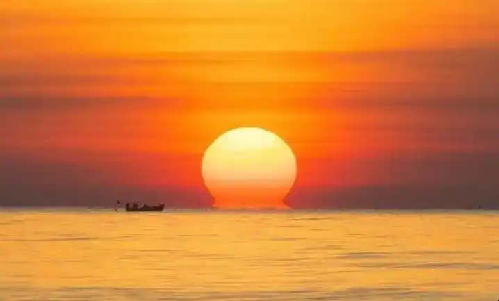 早上的太阳怎么形容