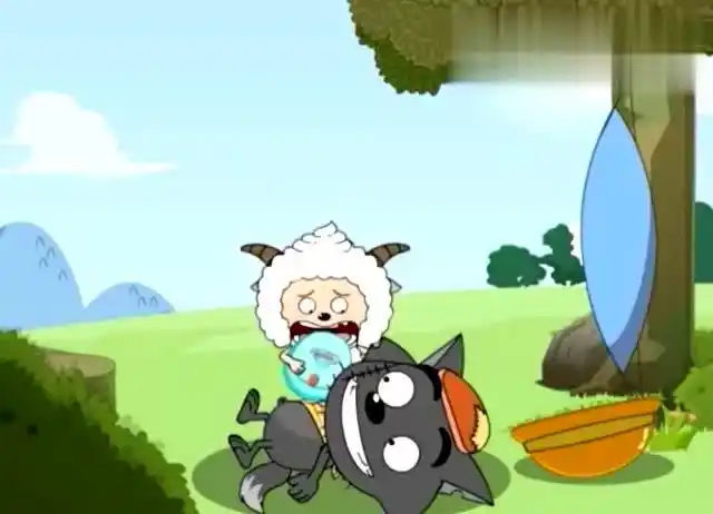 喜羊羊与灰太狼连懒羊羊都开始欺负灰太狼了,他离吃草不远了!