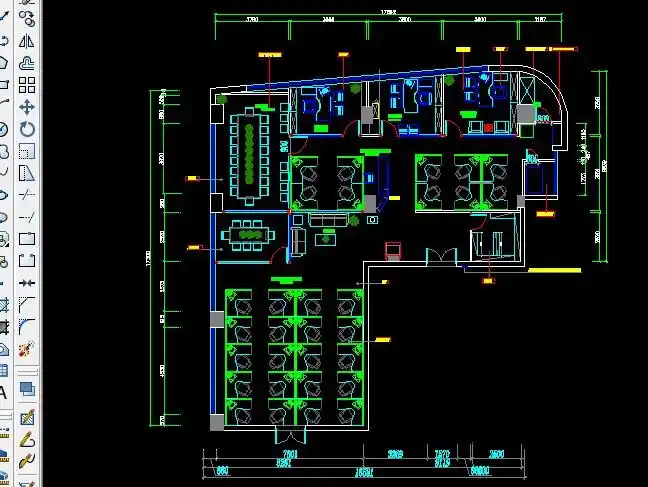 展开全部 300平的办公室