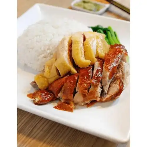 双拼饭盒 白切鸡加烧鸭 一盒(逢周二下单将隔天发货)