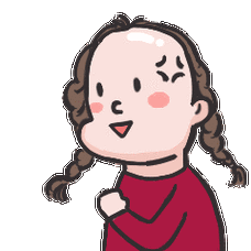 秃头女孩,一款防脱发的微信表情包