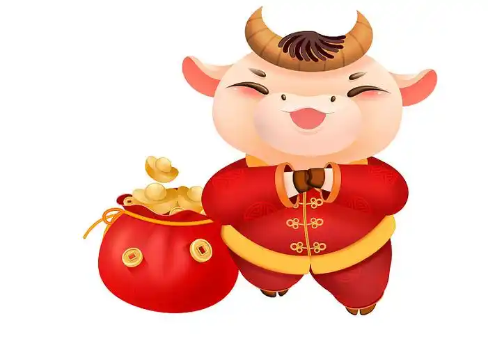 十二生肖-牛-2021-春节图片