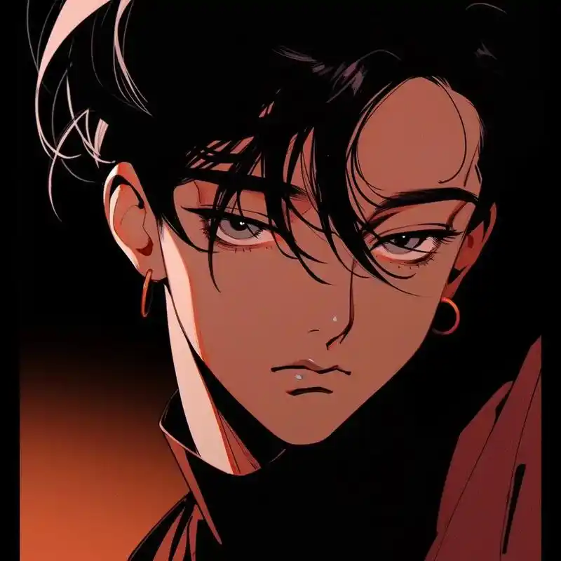 全网最帅日漫男头像系列不服来辩!#ai - 抖音