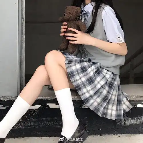 jk制服##猫耳武士##jk日常##卷花啾酱