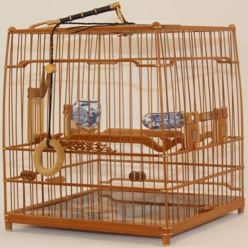 南京绣眼鸟笼小镶顶全留青绣眼板笼 券后650元包邮