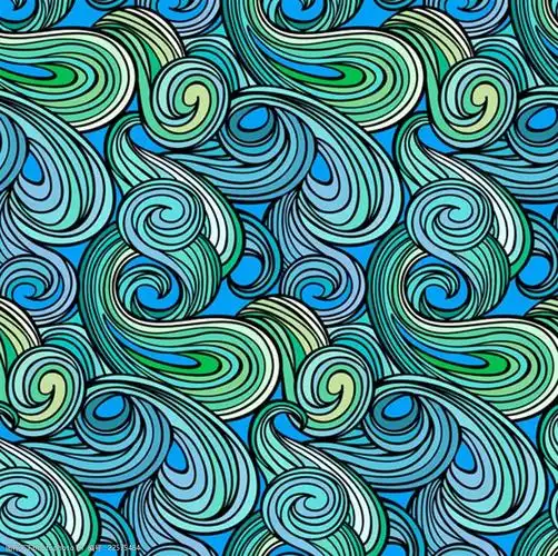 波浪图形花纹底纹图片-图行天下图库