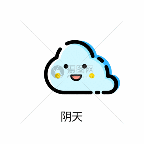 阴天天气gif