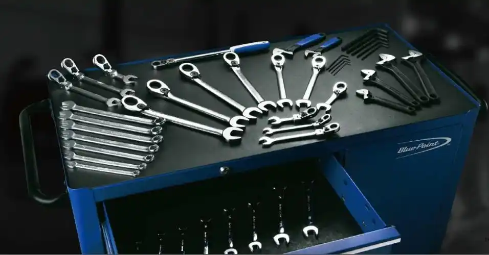 实耐宝bluepoint蓝点工具 公制梅开扳手8mm19mm两用扳手梅花开口