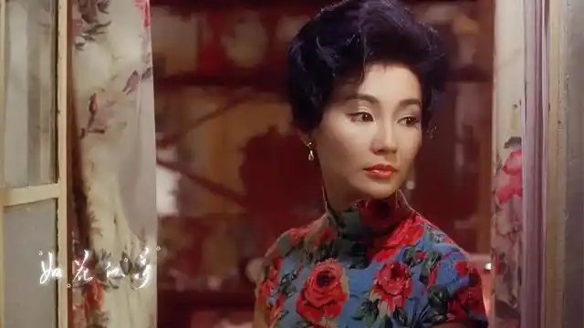 张曼玉经典电影花样年华21套旗袍尽显东方韵味