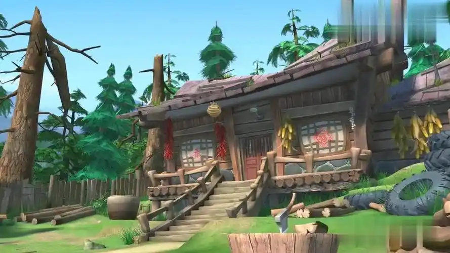 熊出没:蜜蜂把蜂窝建在光头强家门口,光头强没法出门砍树了