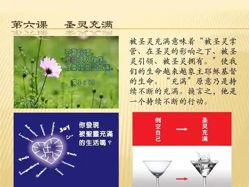 第六课 圣灵充满ppt