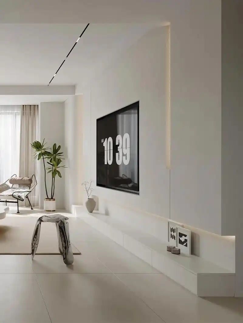 小户型一定要做的奶油极简风装修风格.#图文伙伴计划 #设计案 - 抖音