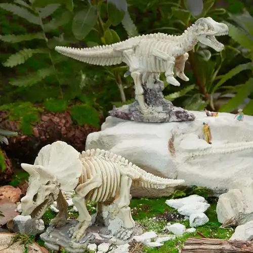 恐龙化石霸王龙骨架模型儿童手工dyi男女孩盲盒匹诺考古挖掘玩具