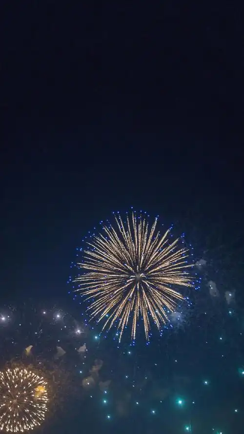 绚烂浪漫烟花夜景手机壁纸